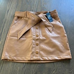 Abercrombie & Fitch Faux Leather Skirt (M) FINAL SALE